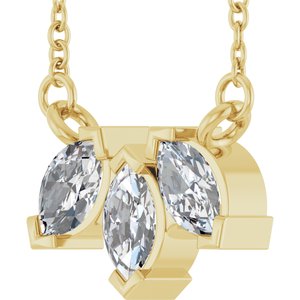 Three-Stone Necklace or Center