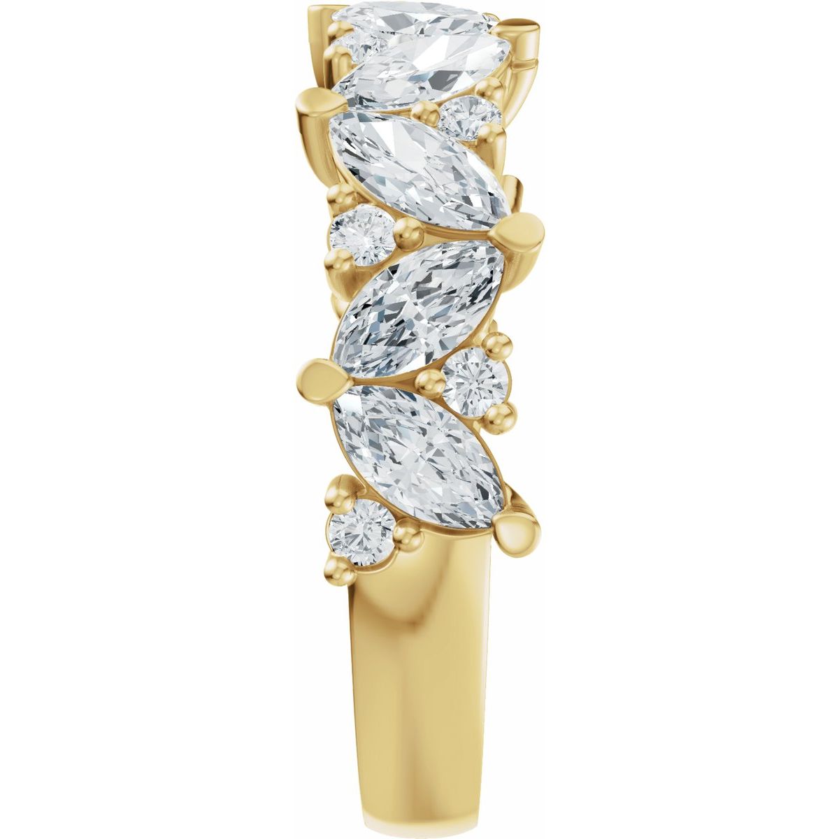 Accented Engagement Ring or Band