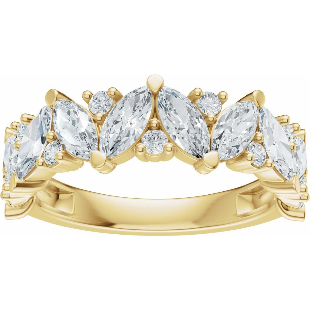 Accented Engagement Ring or Band