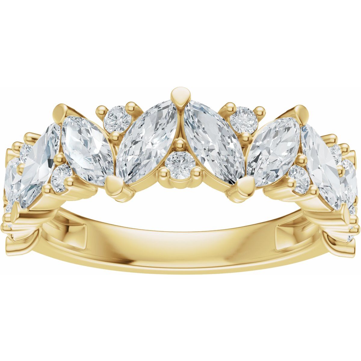 Accented Engagement Ring or Band