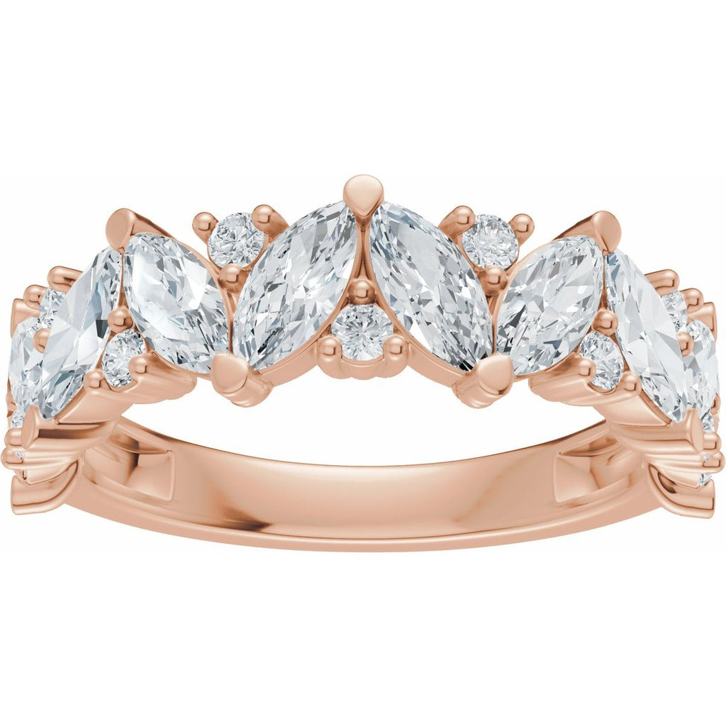 Accented Engagement Ring or Band