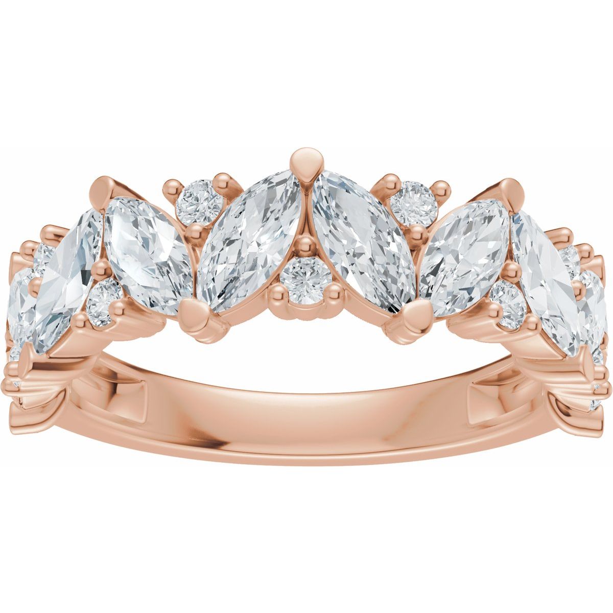 Accented Engagement Ring or Band
