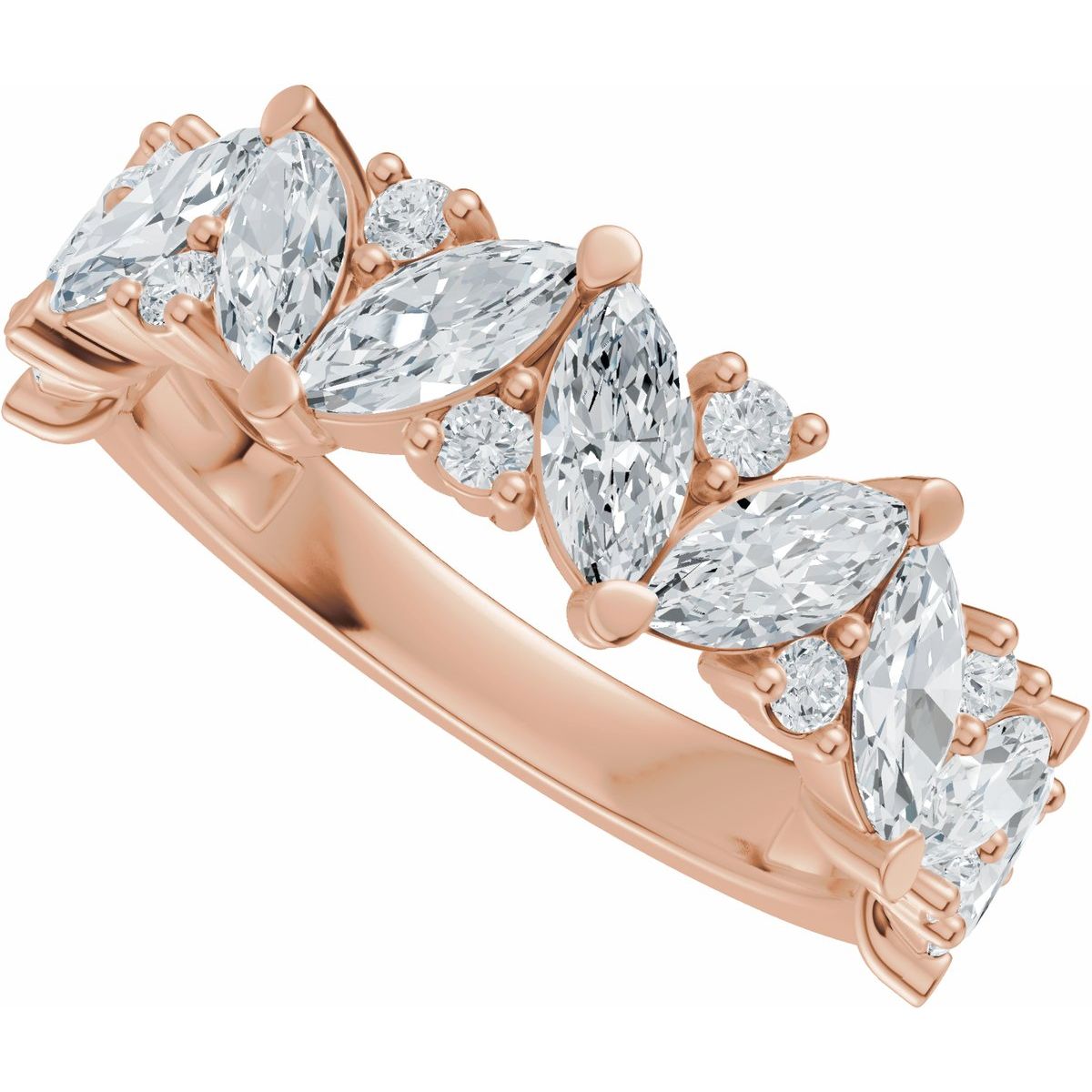 Accented Engagement Ring or Band