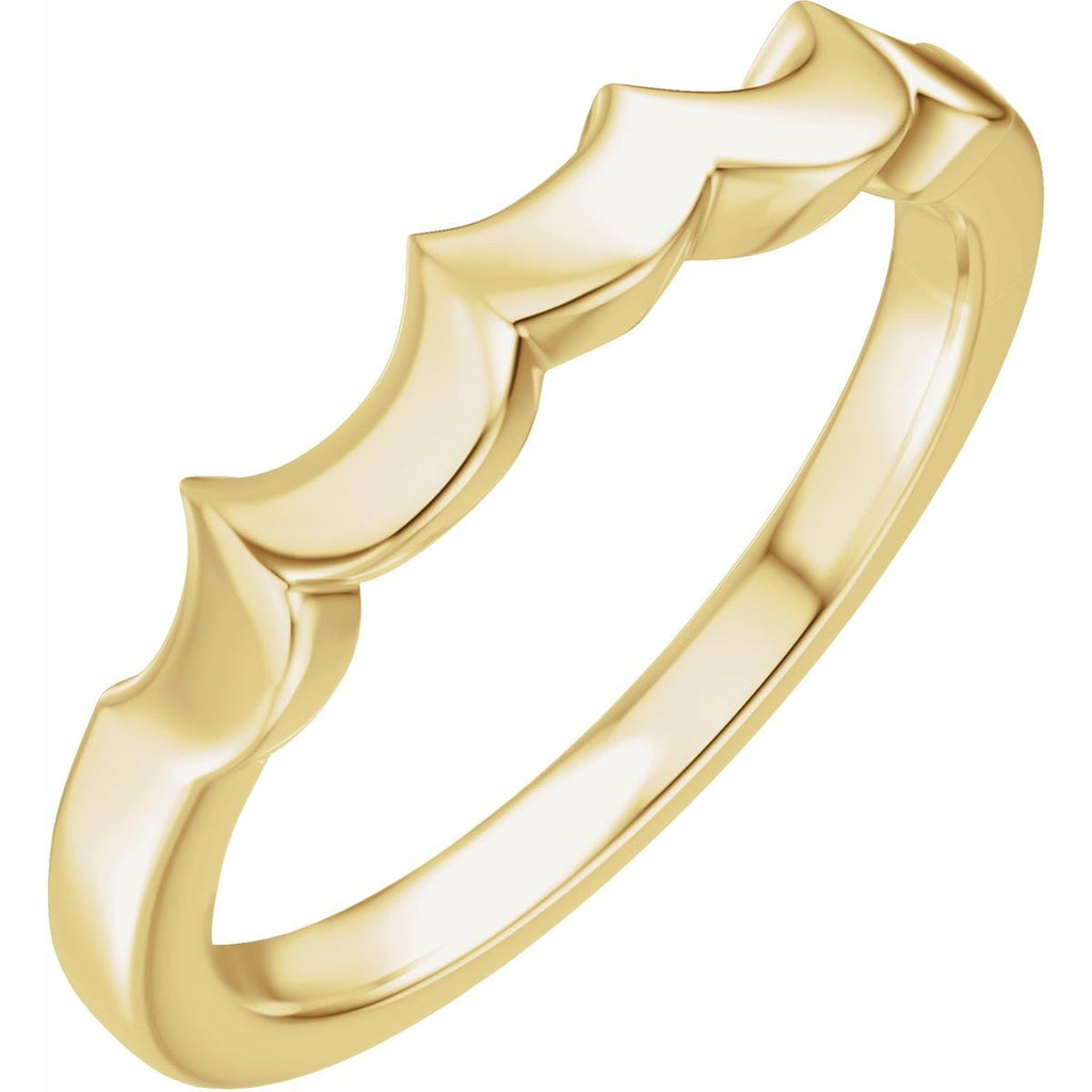 Bezel-Set Hidden Halo-Style Engagement Ring or Band