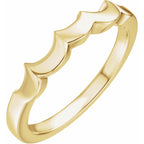 Bezel-Set Hidden Halo-Style Engagement Ring or Band