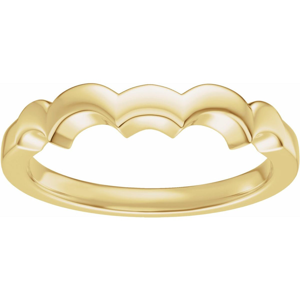 Bezel-Set Hidden Halo-Style Engagement Ring or Band