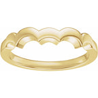 Bezel-Set Hidden Halo-Style Engagement Ring or Band