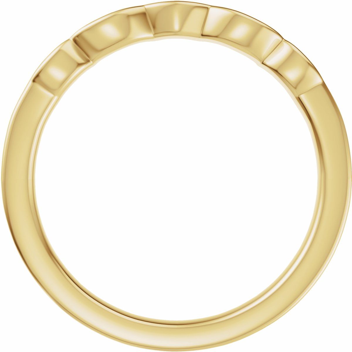 Bezel-Set Hidden Halo-Style Engagement Ring or Band
