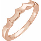 Bezel-Set Hidden Halo-Style Engagement Ring or Band