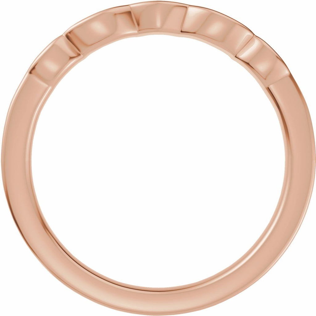 Bezel-Set Hidden Halo-Style Engagement Ring or Band