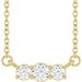 Three-Stone Necklace or Center
