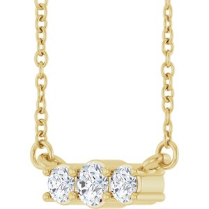 Three-Stone Necklace or Center