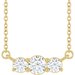 Three-Stone Necklace or Center