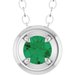 Solitaire Slide Pendant