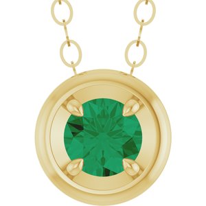 Solitaire Slide Pendant