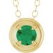 Solitaire Slide Pendant