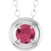 Solitaire Slide Pendant