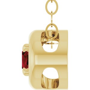 Solitaire Slide Pendant