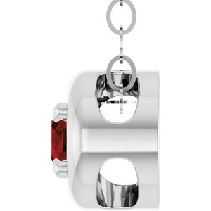 Solitaire Slide Pendant