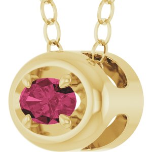 Solitaire Slide Pendant