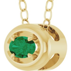 Solitaire Slide Pendant