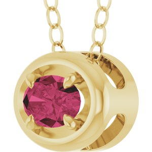 Solitaire Slide Pendant
