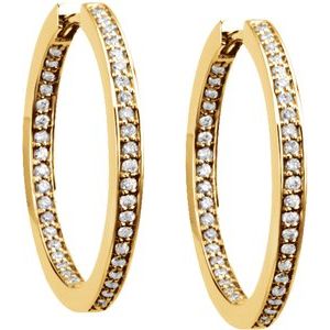 Inside-Outside Hoop Earrings