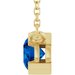 Half-Bezel Solitaire Necklace or Center
