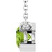 Half-Bezel Solitaire Necklace or Center