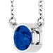 Half-Bezel Solitaire Necklace or Center