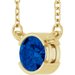 Half-Bezel Solitaire Necklace or Center