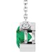 Half-Bezel Solitaire Necklace or Center