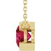 Half-Bezel Solitaire Necklace or Center