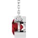 Half-Bezel Solitaire Necklace or Center
