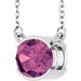 Half-Bezel Solitaire Necklace or Center