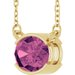 Half-Bezel Solitaire Necklace or Center