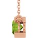 Half-Bezel Solitaire Necklace or Center