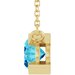 Half-Bezel Solitaire Necklace or Center
