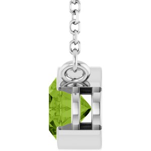 Half-Bezel Solitaire Necklace or Center