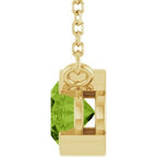 Half-Bezel Solitaire Necklace or Center