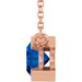 Half-Bezel Solitaire Necklace or Center