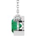 Half-Bezel Solitaire Necklace or Center