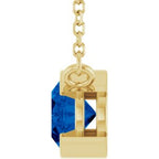 Half-Bezel Solitaire Necklace or Center