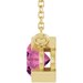 Half-Bezel Solitaire Necklace or Center