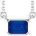 Half-Bezel Solitaire Necklace or Center
