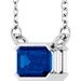 Half-Bezel Solitaire Necklace or Center