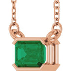 Half-Bezel Solitaire Necklace or Center