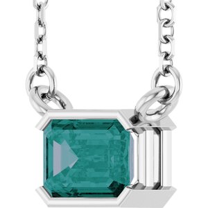 Half-Bezel Solitaire Necklace or Center