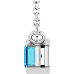 Half-Bezel Solitaire Necklace or Center