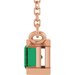 Half-Bezel Solitaire Necklace or Center